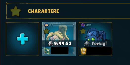 Charakter wieder vorhanden nach Aktualisierung/Neustart 7 Character available again after update/restart